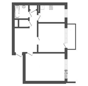 2-к квартира, вторичка, 48м2, 11/16 этаж