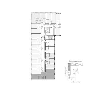 2-к квартира, вторичка, 64м2, 5/16 этаж