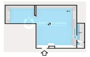 2-к квартира, вторичка, 91м2, 2/9 этаж