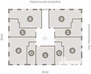 2-к квартира, вторичка, 71м2, 5/8 этаж