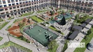 1-к квартира, строящийся дом, 41м2, 24/31 этаж