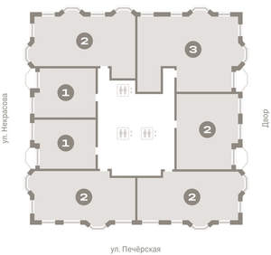 2-к квартира, вторичка, 92м2, 11/24 этаж