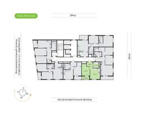 1-к квартира, вторичка, 39м2, 18/24 этаж