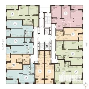 1-к квартира, сданный дом, 51м2, 24/25 этаж