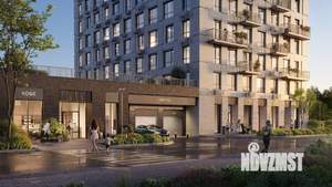 2-к квартира, строящийся дом, 35м2, 15/25 этаж