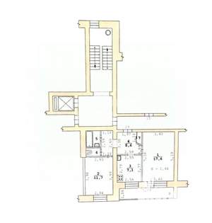 2-к квартира, вторичка, 50м2, 5/9 этаж