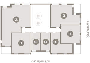 1-к квартира, вторичка, 47м2, 11/16 этаж