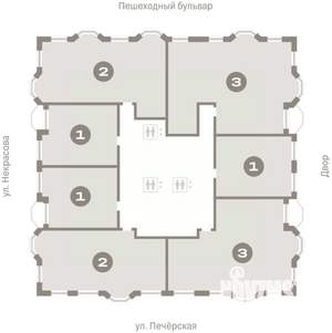 3-к квартира, вторичка, 121м2, 14/24 этаж
