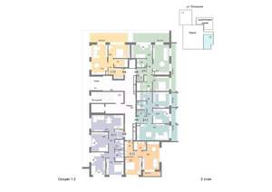 1-к квартира, вторичка, 46м2, 2/25 этаж