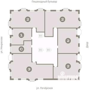 1-к квартира, вторичка, 46м2, 9/24 этаж