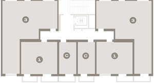 3-к квартира, вторичка, 87м2, 3/9 этаж