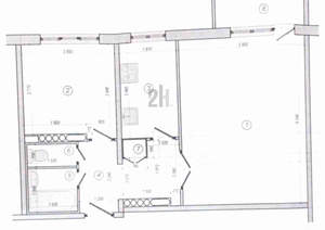 2-к квартира, вторичка, 43м2, 3/9 этаж