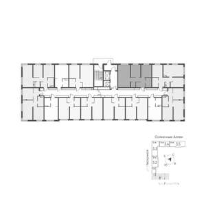 2-к квартира, вторичка, 60м2, 4/16 этаж