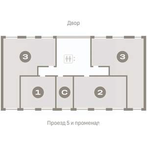 1-к квартира, вторичка, 38м2, 2/9 этаж