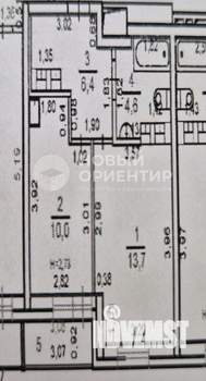 1-к квартира, вторичка, 35м2, 16/25 этаж