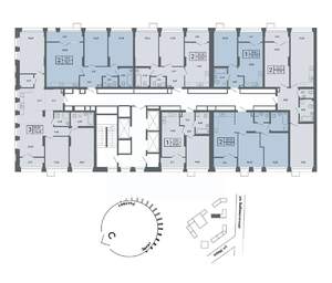 2-к квартира, вторичка, 75м2, 6/24 этаж