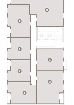 2-к квартира, вторичка, 64м2, 3/16 этаж