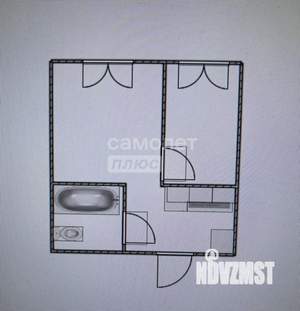 2-к квартира, вторичка, 23м2, 2/5 этаж