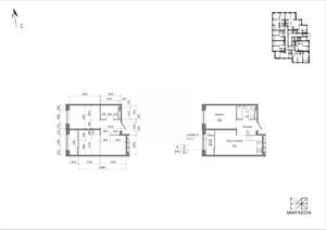 1-к квартира, вторичка, 40м2, 23/26 этаж