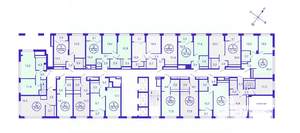 2-к квартира, строящийся дом, 52м2, 28/28 этаж