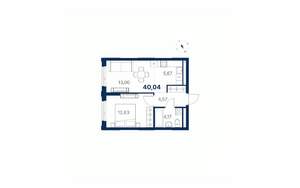 1-к квартира, вторичка, 40м2, 7/28 этаж