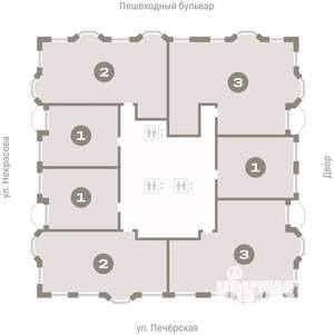 3-к квартира, вторичка, 121м2, 13/24 этаж