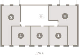 1-к квартира, вторичка, 85м2, 2/16 этаж
