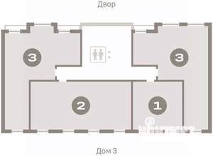 3-к квартира, вторичка, 79м2, 9/9 этаж