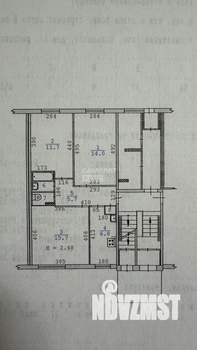 3-к квартира, вторичка, 57м2, 1/5 этаж
