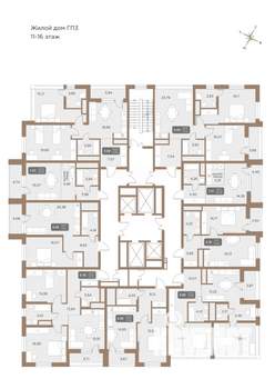 Студия квартира, вторичка, 30м2, 11/24 этаж