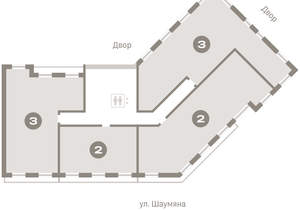 3-к квартира, вторичка, 140м2, 7/24 этаж
