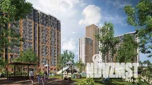 2-к квартира, строящийся дом, 40м2, 20/25 этаж