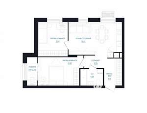 2-к квартира, вторичка, 60м2, 5/25 этаж