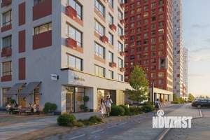 2-к квартира, строящийся дом, 47м2, 1/28 этаж
