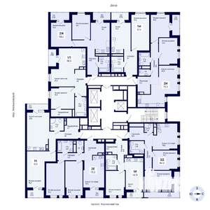 2-к квартира, вторичка, 58м2, 8/18 этаж