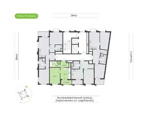 1-к квартира, вторичка, 35м2, 15/17 этаж