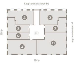 1-к квартира, вторичка, 41м2, 2/8 этаж