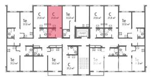 1-к квартира, вторичка, 37м2, 5/8 этаж