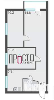 3-к квартира, вторичка, 51м2, 2/5 этаж