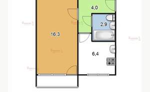 1-к квартира, вторичка, 30м2, 4/5 этаж