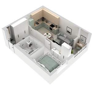 1-к квартира, вторичка, 39м2, 14/31 этаж