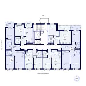 2-к квартира, вторичка, 69м2, 2/18 этаж