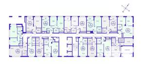 1-к квартира, строящийся дом, 34м2, 28/28 этаж