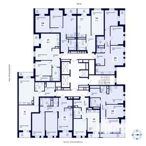 2-к квартира, вторичка, 73м2, 7/18 этаж