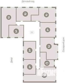 1-к квартира, вторичка, 36м2, 4/8 этаж