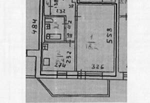 1-к квартира, вторичка, 34м2, 4/5 этаж