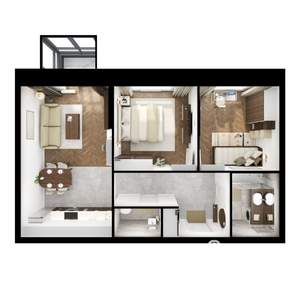 2-к квартира, вторичка, 59м2, 7/24 этаж