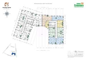 2-к квартира, сданный дом, 58м2, 4/17 этаж