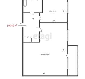 1-к квартира, вторичка, 35м2, 4/9 этаж