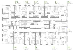 2-к квартира, вторичка, 48м2, 4/24 этаж
